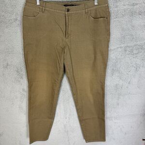 S Lafayette 148 New York Pants Womens 14 Brown Mercer Stretch 5 Pocket